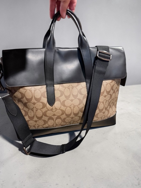 Coach Metropolitan Brief 40 in signature coated canvas - Picture 6 of 13